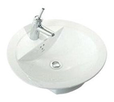 Creavit Klasik Tekli 51 cm Seramik Tezgah Üstü Çanak Lavabo Beyaz