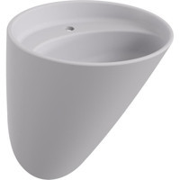 Bocchi 1083-006-0126 Klasik Tekli Seramik Tezgah Üstü Yuvarlak Lavabo Mat Gri