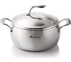 Tupperware Kuğu Cam Kapaklı Çelik 28 cm Karnıyarık Tenceresi