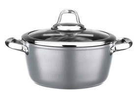 Leggno Mst2828dt Cam Kapaklı Titanyum 28 cm Karnıyarık Tenceresi