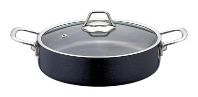 Evimsaray Zest Gusto Cam Kapaklı Granit 28 cm Karnıyarık Tenceresi