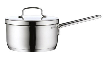 Wmf Mini Kapaklı İndüksiyonlu Cam Kapaklı Çelik 16 cm Basık Tencere