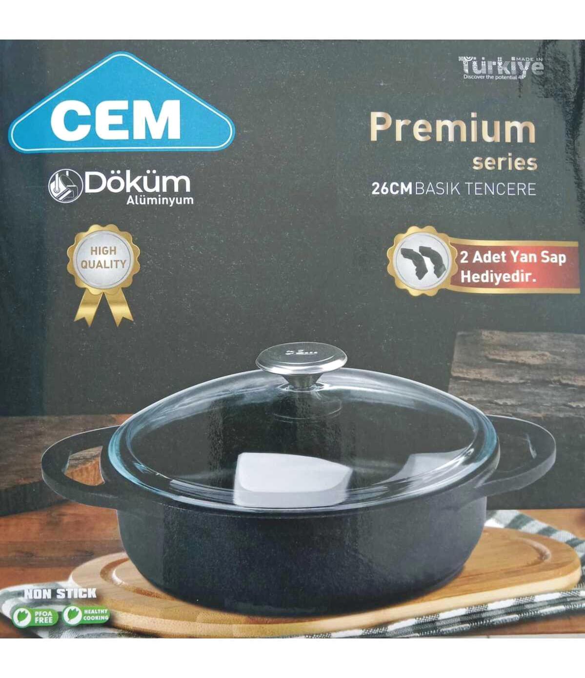 Cem Premium Alüminyum 26 cm Karnıyarık Tenceresi