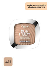 L'Oréal Paris True Match 4.N Beige Tüm Ciltler İçin Mat Kompakt Pudra Orta
