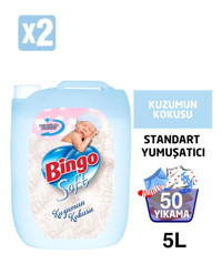 Bingo Soft Normal Kuzumun Kokusu 50 Yıkama Yumuşatıcı 2x5 lt