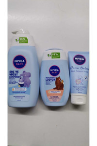 Nivea Baby Hipoalerjenik Yenidoğan Normal Ciltler İçin Badem Sütü Bebek Şampuanı 500 ml