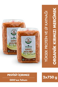 Mill More Organik Glutensiz Kırmızı Mercimek 2x750 gr