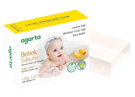 Agarta Lavanta Yağı-Hindistan Cevizi Yağı Katı Bebek Sabunu 150 gr