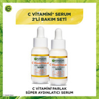 Garnier Set C Vitaminli Canlandırıcı Yaşlanma Karşıtı Kırışıklık Karşıtı Jel Yüz Serumu 2x30 ml
