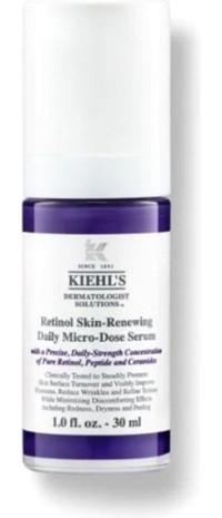 Kiehl's Skin-Renewing Retinollü Yaşlanma Karşıtı Kırışıklık Karşıtı Jel Yüz Serumu 30 ml