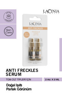 Lacinia Anti Freckles Yüz Dolgunlaştıran Canlandırıcı Ampul Yüz Serumu 2x10 ml
