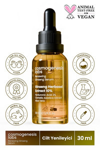 Cosmogenesis Labs Vegan Canlandırıcı Kırışıklık Karşıtı Jel Yüz Serumu 30 ml