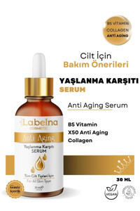 Labelna Cosmetic Canlandırıcı Yaşlanma Karşıtı Kırışıklık Karşıtı Jel Yüz Serumu 30 ml