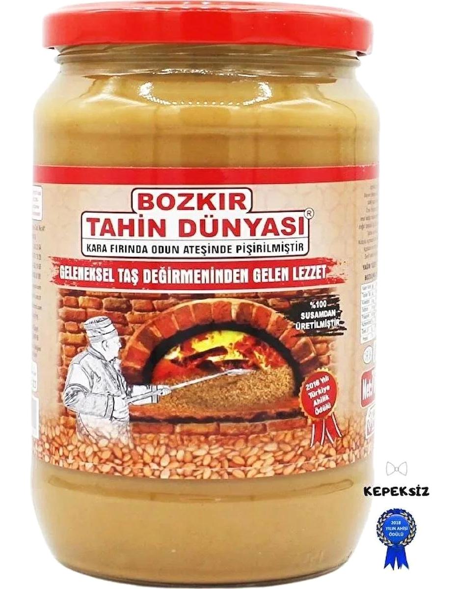 Bozkır Tahin Dünyası Çifte Kavrulmuş Glutensiz Kepekli Bozkır Tahin 700 gr