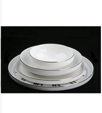Roy King Timeless DSN017 24 Parça 6 Kişilik Desenli Porselen Oval Yemek Takımı