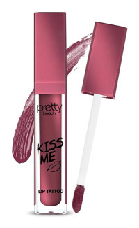 Pretty Beauty Kiss Mee Lip Tattoo Gül Kurusu Mat Ruj