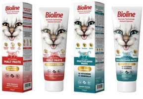 Bioline E Vitamini Bağışıklık Güçlendirici Yetişkin Kedi Vitamini 2x100 gr