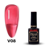 Adanil V08 Kırmızı Parlak Kalıcı Oje