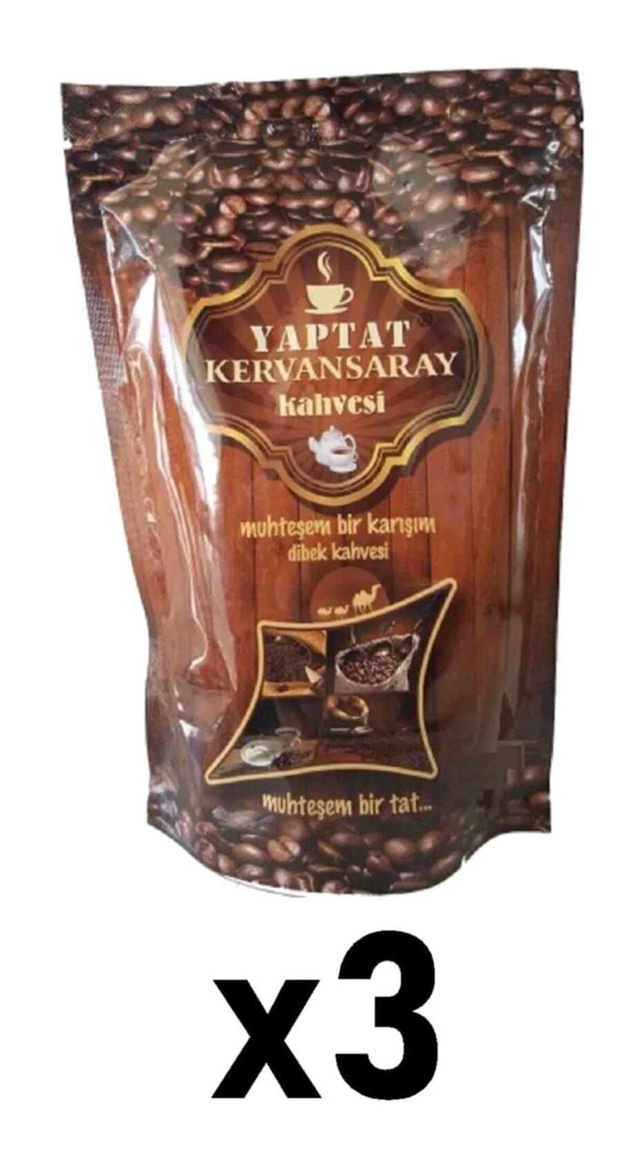 Yaptat Sade Orta Kavrulmuş Türk Kahvesi 3x200 gr