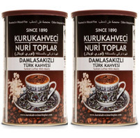 Kurukahveci Nuri Toplar Damla Sakızlı Orta Kavrulmuş Türk Kahvesi 2x250 gr