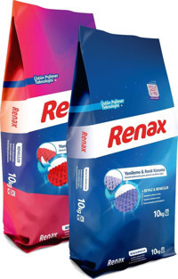 Renax Beyazlar-Renkliler İçin 160 Yıkama Toz Deterjan 2x10 kg