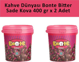 Kahve Dünyası Bonte Bitter Çikolata 400 gr 2'li