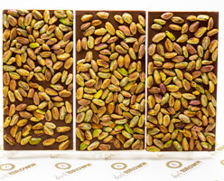 Dark Brown Antep Fıstıklı Sütlü Çikolata 100 gr 3'lü