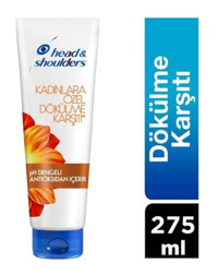 Head & Shoulders Argan Yağı-Hindistan Cevizi Silikonsuz Sülfatsız Dökülme Karşıtı Tuzsuz Boyalı Tüm Saçlar için Kadın Saç Kremi 275 ml