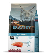 Bravery Somonlu Kısırlaştırılmış Yetişkin Kuru Kedi Maması 7 kg