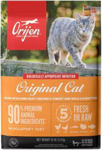 Orijen Tahılsız Yetişkin - Yavru Kuru Kedi Maması 5.4 kg