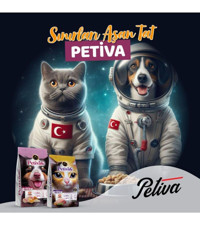 Petiva Balıklı Az Tahıllı Yetişkin Kuru Kedi Maması 15 kg