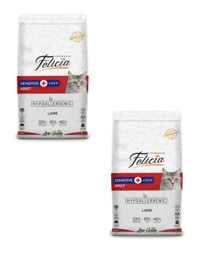 Felicia Hypoallergenic Kuzu Etli Az Tahıllı Yetişkin Kuru Kedi Maması 2x2 kg