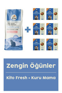 Kito Sterilised Ton Balığı Kısırlaştırılmış Düşük Tahıllı Yetişkin Kuru Kedi Maması 2 kg