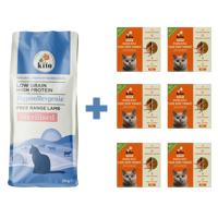 Kito Sterilised Kuzu Etli Düşük Tahıllı Yetişkin Kuru Kedi Maması 2 kg
