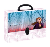 Keskin Color Frozen Desenli Mavi Plastik Resim Çantası 25x35 cm