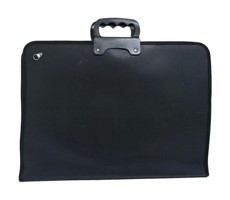 Stilo Fermuarlı Siyah Plastik Resim Çantası 50x70 cm