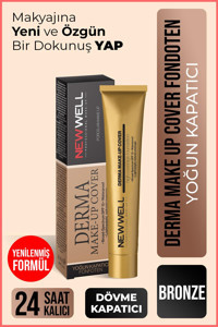 New Well Derma Bronze Güneş Koruyuculu Krem Tüp Fondöten 30 ml
