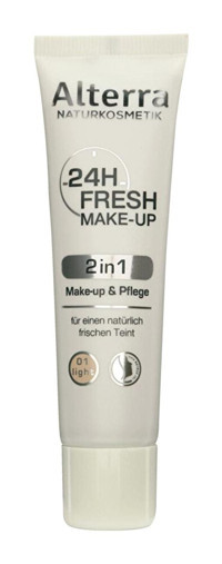 Alterra 24 Fresh 01 Light Vegan Krem Tüp Fondöten 30 ml