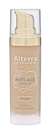 Alterra Antiage No.01 Light Vegan Likit Şişe Fondöten 30 ml