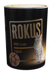 Rokus With Liver Ciğer Yetişkin Yaş Kedi Maması 410 gr