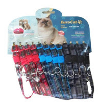Eurocat Çok Renkli Gezdirme Göğüs Kedi Tasması