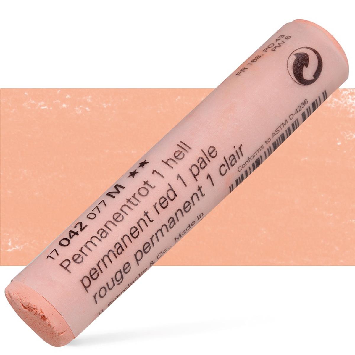 Schmincke Soft Permanent Red 1 Pale 042 M Kalem Pastel Boya