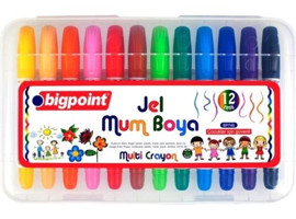 Bigpoint BP748 Silinebilir 12'li Jel Mum Boya