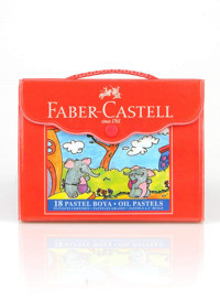 Faber-Castell 125118 Çantalı 18'li Yağlı Pastel Boya