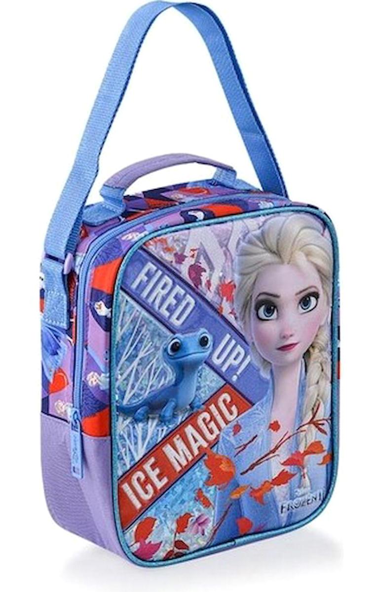 Mikro OTTO-48008 Prensesli Termoslu Elsa Mor Beslenme Çantası