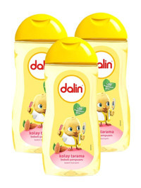 Dalin Kolay Tarama Göz Yakmayan Hipoalerjenik Normal Ciltler İçin Badem Özlü Bebek Şampuanı 3x200 ml