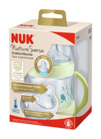 Nuk Nature Sense Akıtmaz Kulplu 6 Ay+ 150 ml Alıştırma Bardağı Yeşil