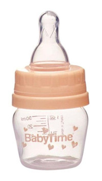 Baby Time BT107 Kulpsuz 0 Ay+ 30 ml Alıştırma Bardağı Krem