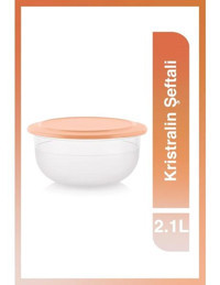 Tupperware Kristralin Yuvarlak Plastik Saklama Kabı 2.1 lt