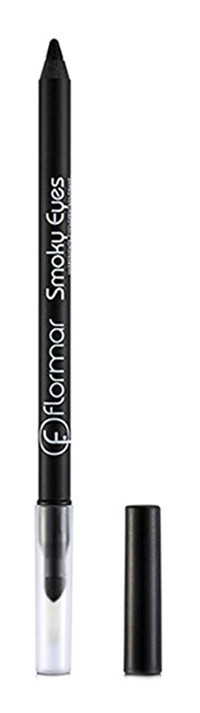 Flormar Smoky No:001 Çift Taraflı Suya Dayanıklı Mat Pastel Siyah Kalem Eyeliner